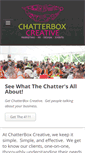 Mobile Screenshot of chatterbox-creative.com